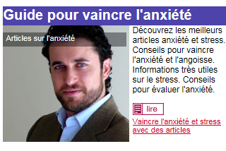 Vaincre l'anxiété